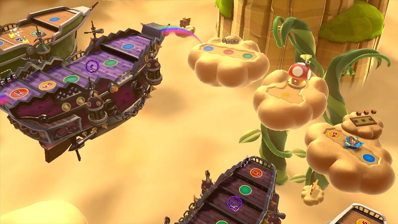 Mario Party 10 Mario Party #852 Daisy vs Toadette vs Luigi vs Wario Airship Central Master