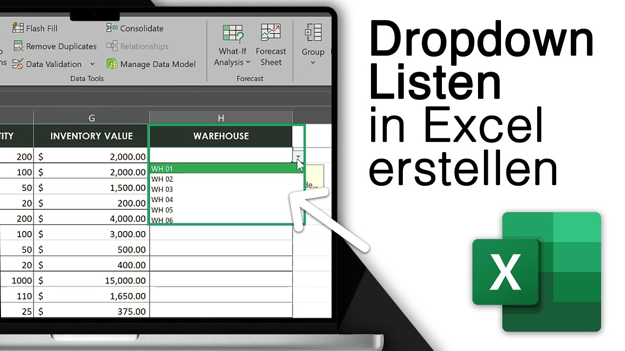 Excel Dropdown Liste erstellen - So geht's! [2025]