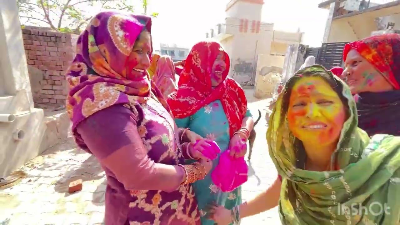 🌈 Holi 2026 Celebration |  🤣Full Masti Video. 🌸 Village Holi Celebration | Traditional Holi Vibes