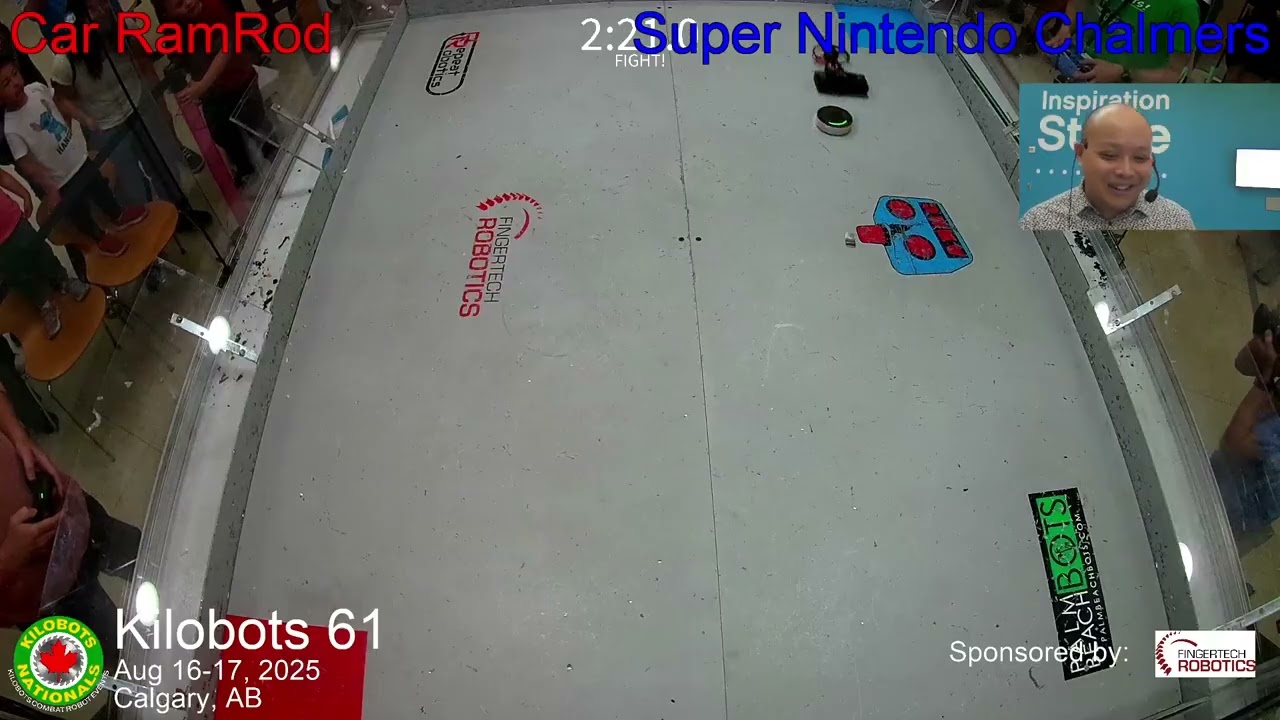 Car RamRod vs. Super Nintendo Chalmers [Antweight Masters] - Kilobots 61