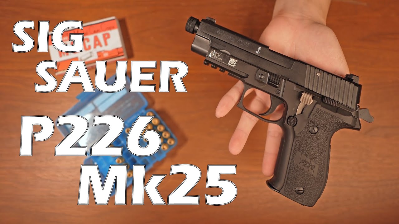 【モデルガン】タナカ SIG SAUER Mk25 海軍仕様のP226を発火