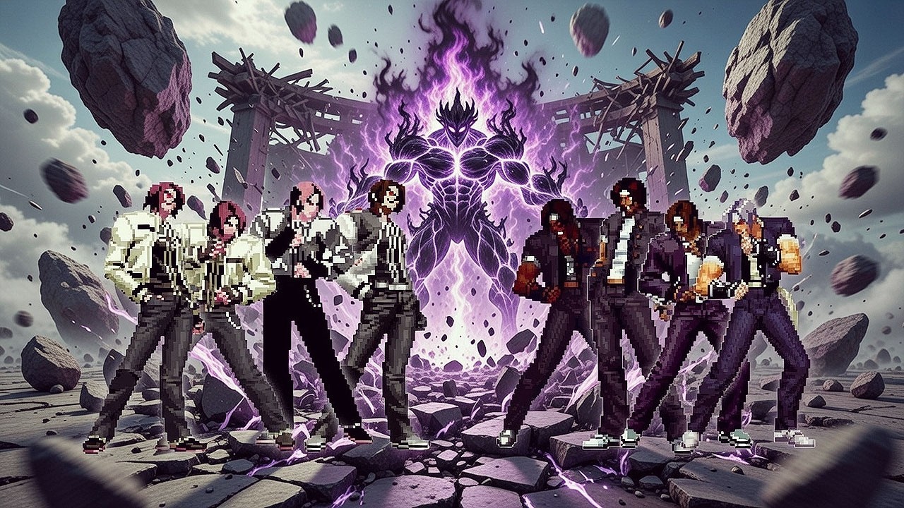 [KOF Mugen] WF Kyo Kusanagi Team Vs Omega Kusanagi Team
