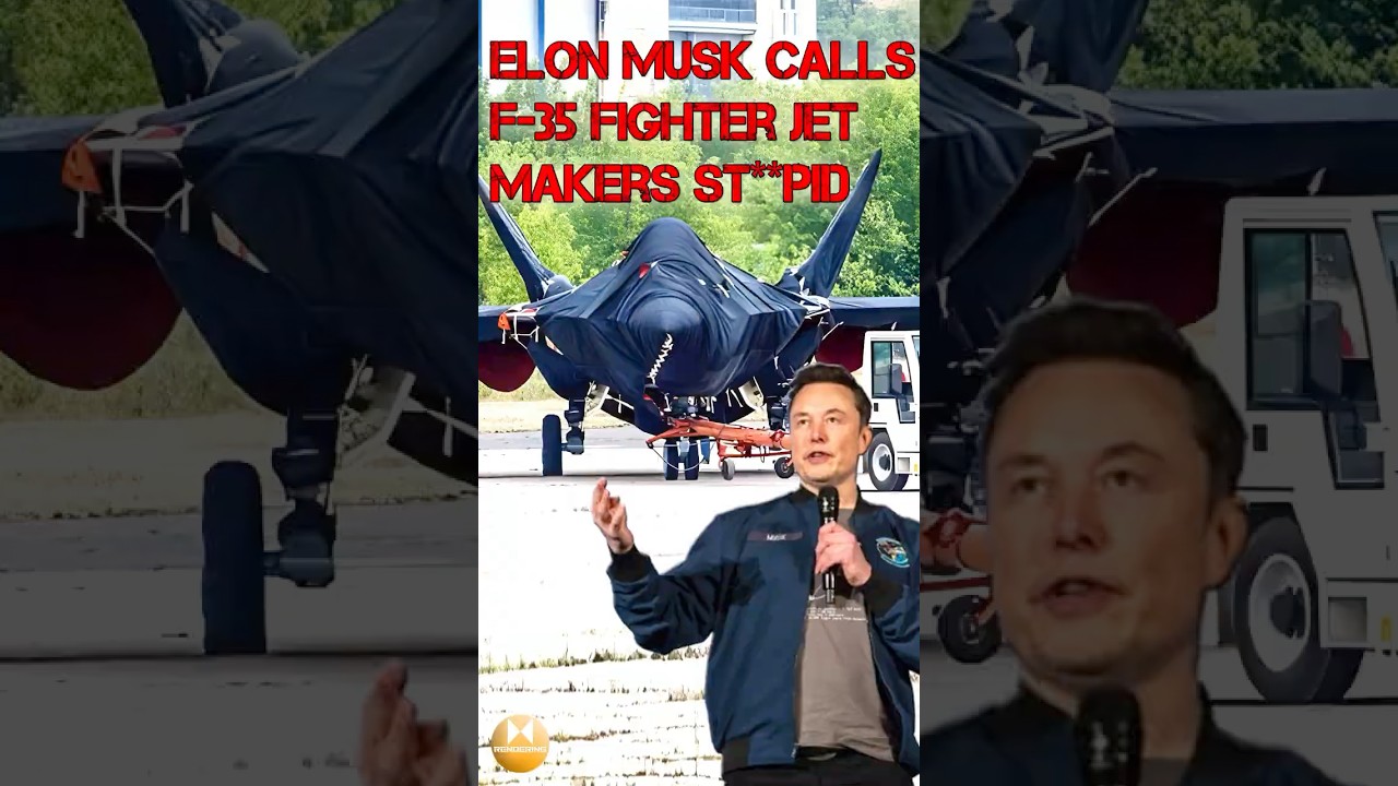 Why Elon Musk Criticizes F-35 Stealth Fighter Jets as Resembling Scrap Weapons 