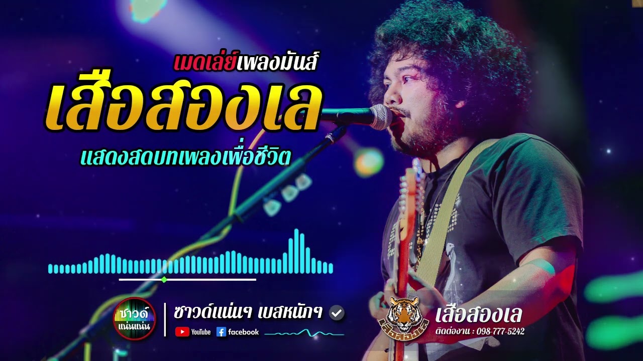 [ซาวด์แน่นๆ เบสหนักๆ] สุดยอด!! เมดเล่ย์เพลงมันส์ๆ แสดงสดเพื่อชีวิต | วงเสือสองเล | เบสหนักสะใจ