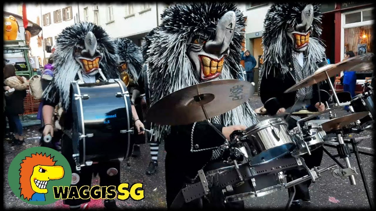Basler Fasnacht 2019 - Gülle Schlüch am Mittwuch Noomidaag