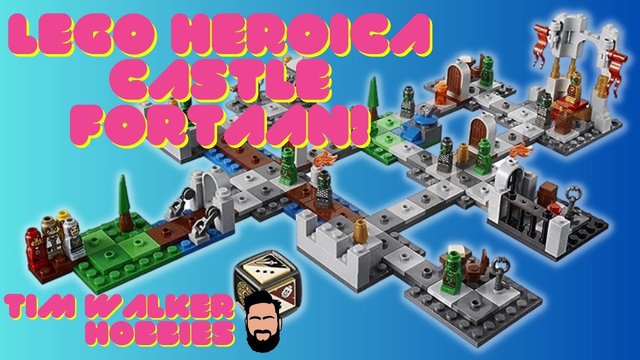 A history and look at Lego Heroica Castle Fortaan Boardgame