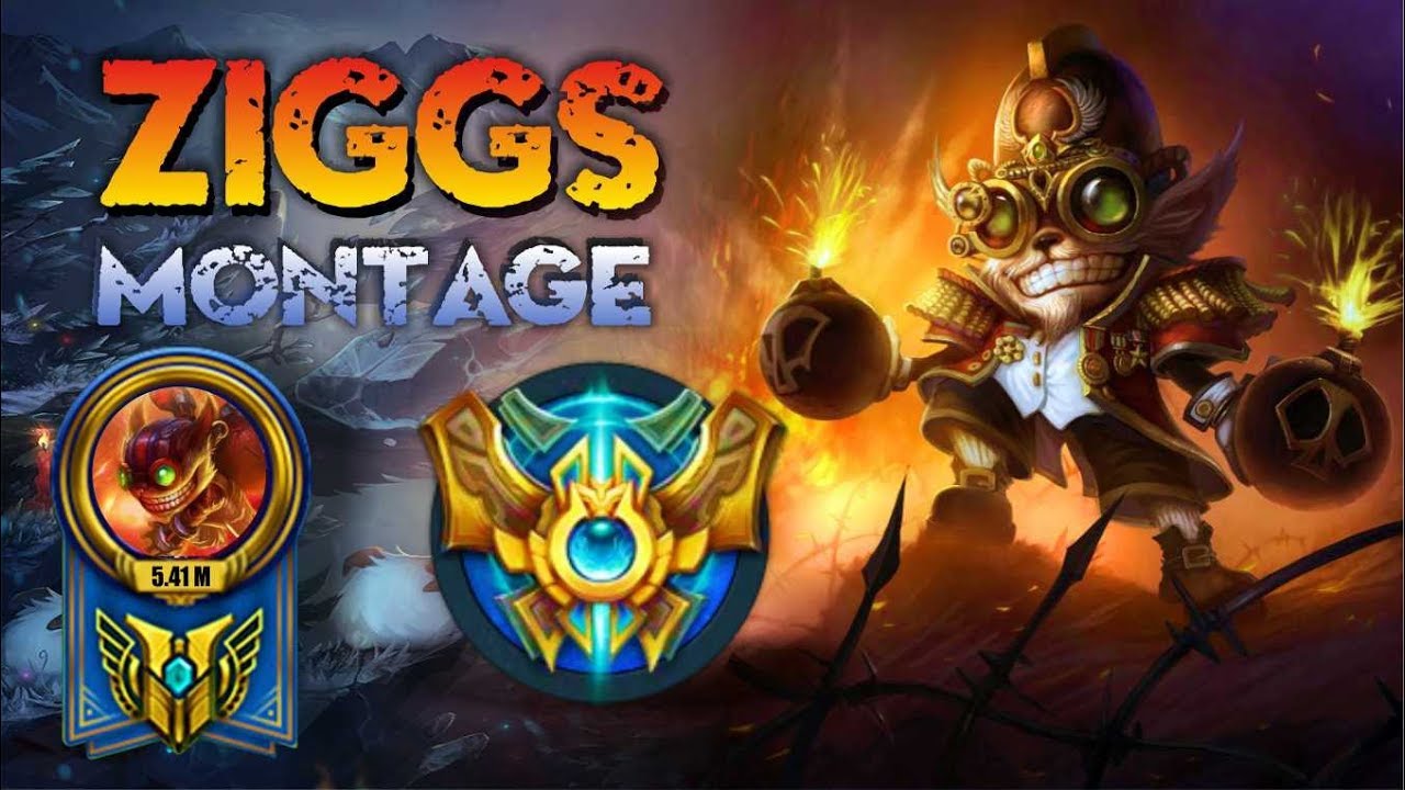 Ziggs Montage   Best Ziggs Plays S8   Ziggs Pentakill Comilation 2018  League of Legends