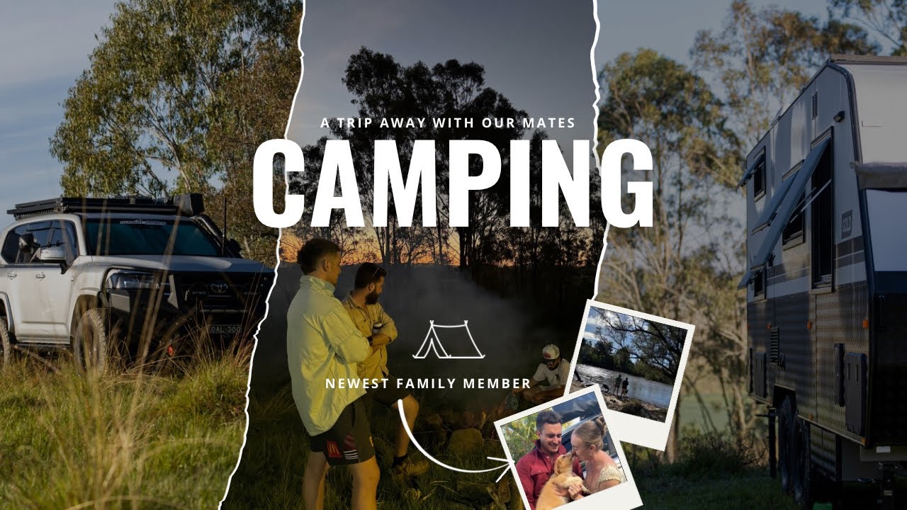 ULTIMATE CAMPING WITH MATES | Campfire Cookups, Hipcamps & Pregnancy Announcement.. OH and a PUPPY