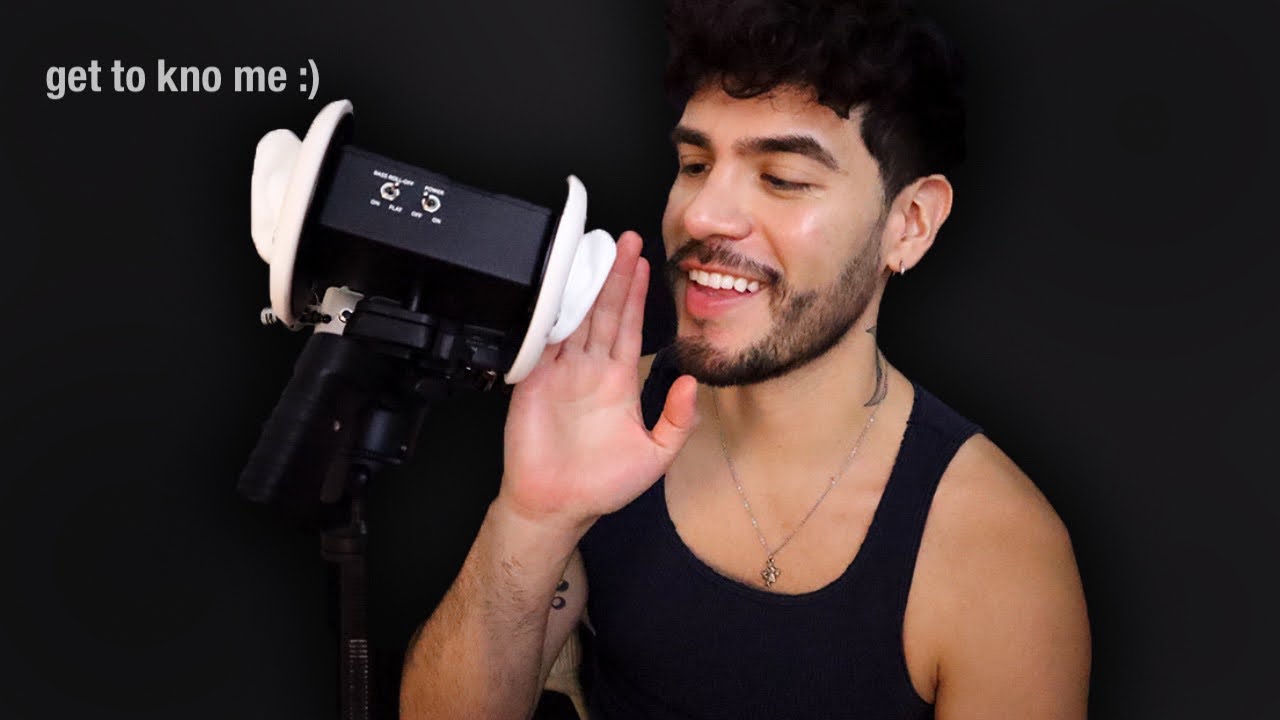Long Ramble ASMR ✨ Get To Know Me! (male whisper)
