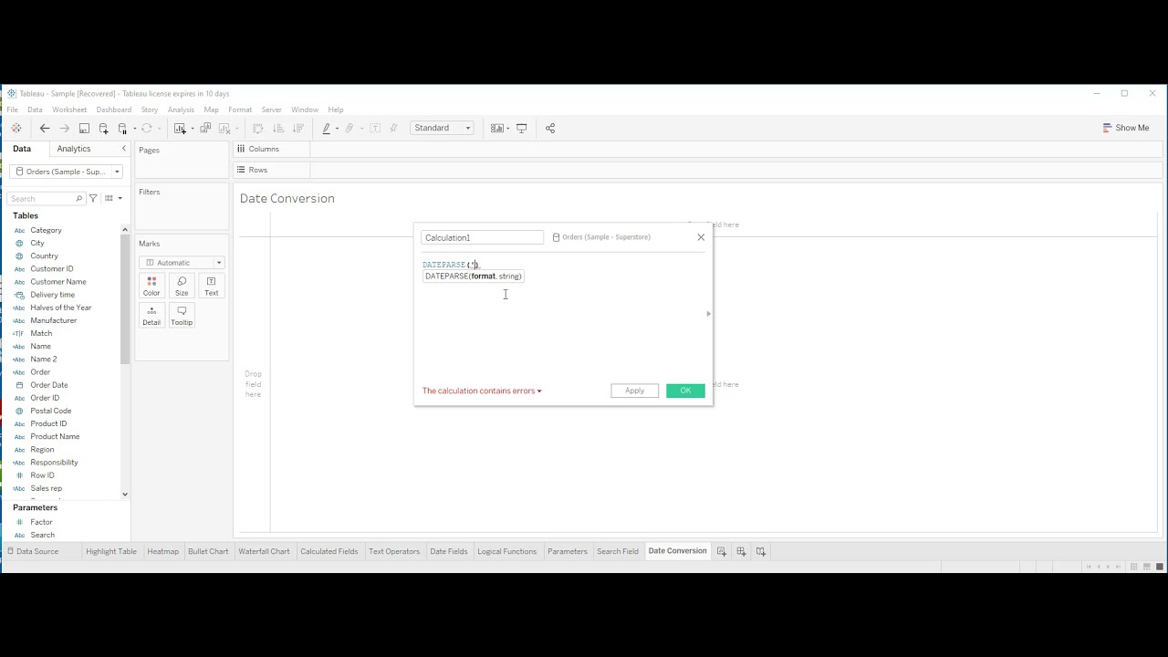 Date Format Conversion