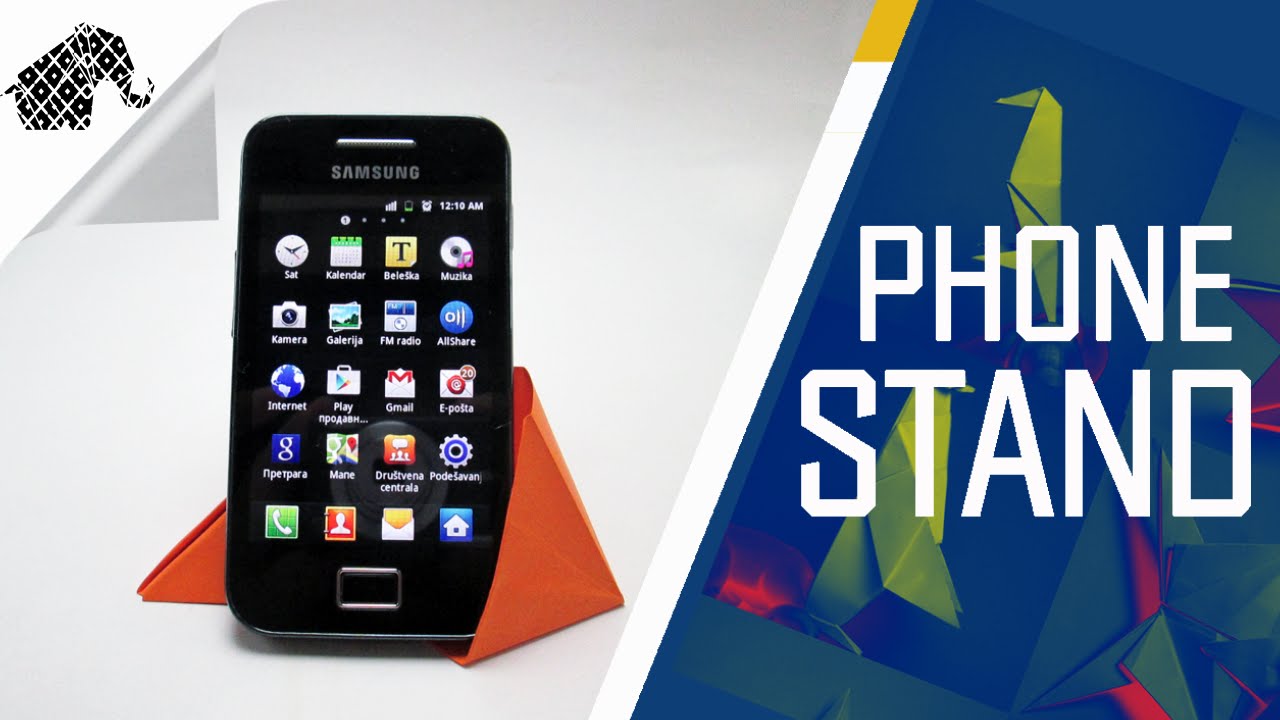 Origami - How To Make An Origami Phone Stand/Holder