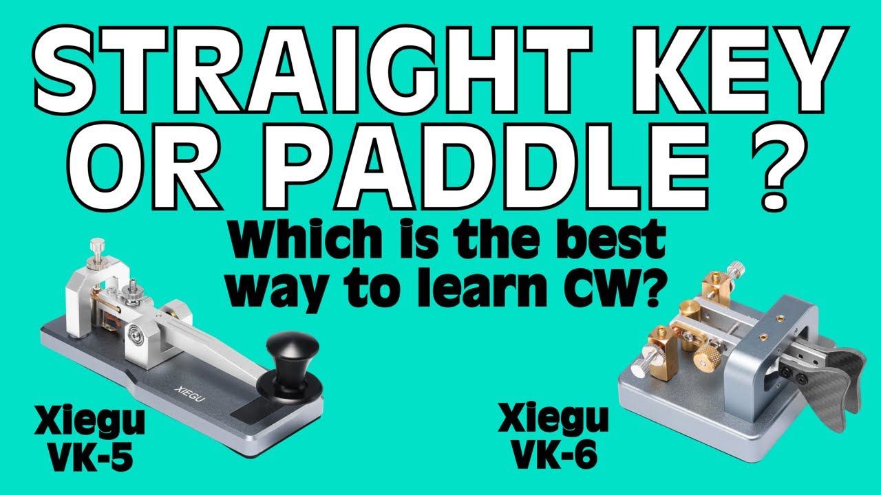 Straight Key or Paddle? Which is Best to Learn Sending CW?