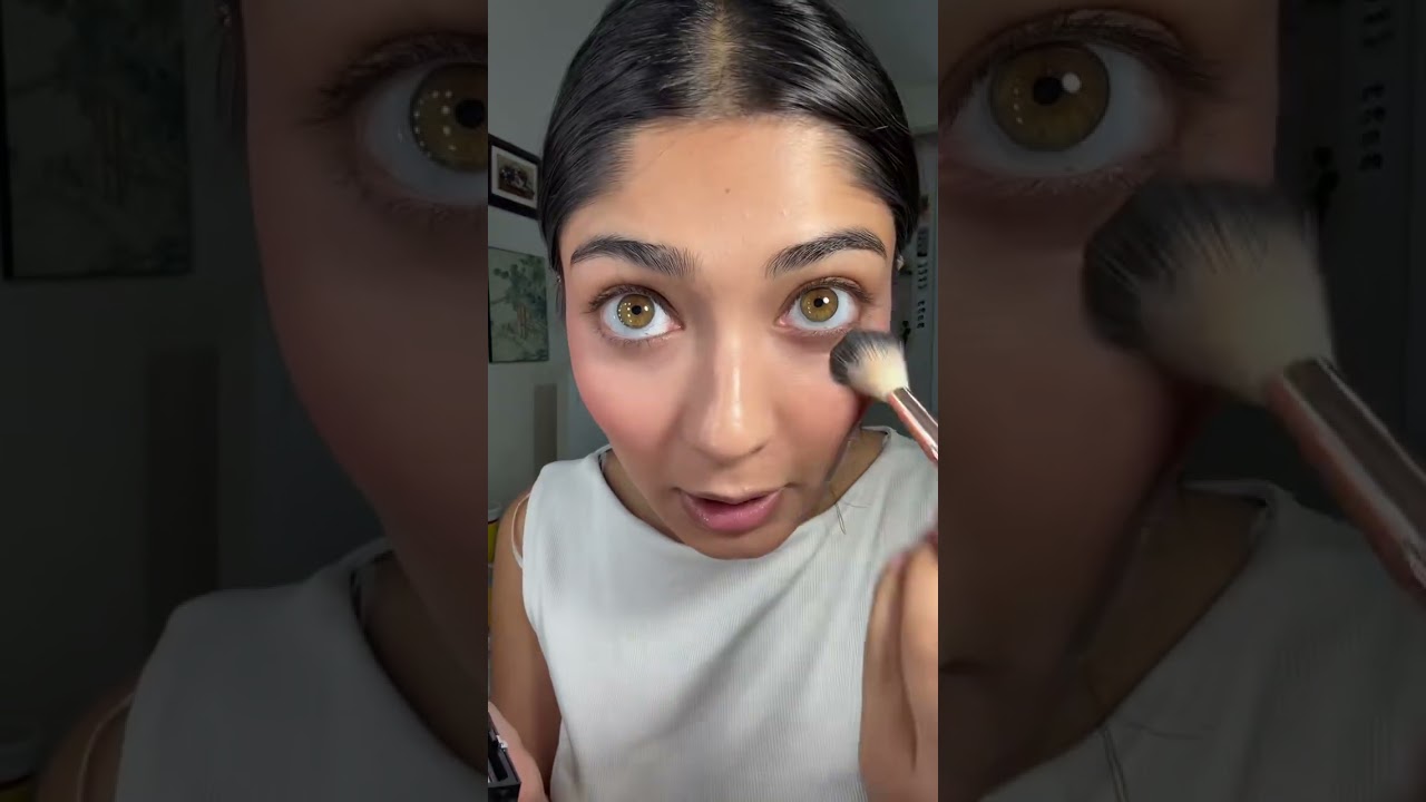 here&rsquo;s my take on a Victoria&rsquo;s Secret Angel makeup look💓 #short #shorts #maham