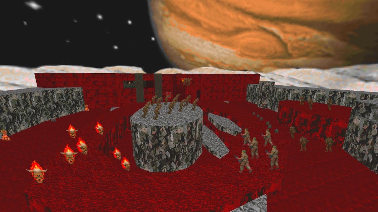 E3M7: The Keys of Hell - Base Ganymede: Complete [Все секреты]