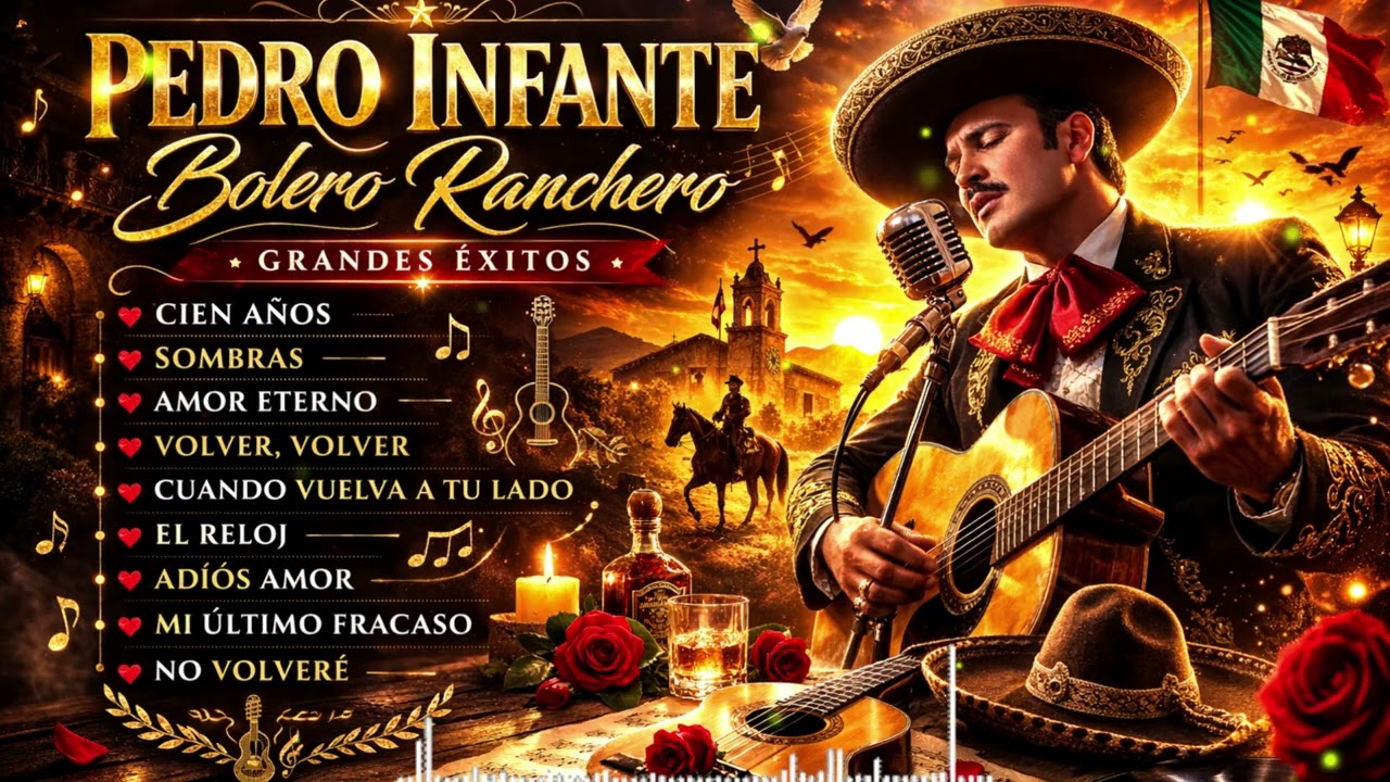 Las Mejores Canciones de Pedro Infante | Bolero Ranchero Inolvidable 🌹