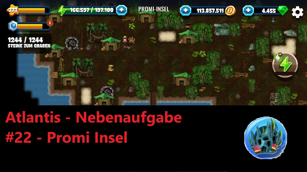Diggy's Adventure - Atlantis Nebenaufgabe #22 – Promi Insel (deutsch / german)