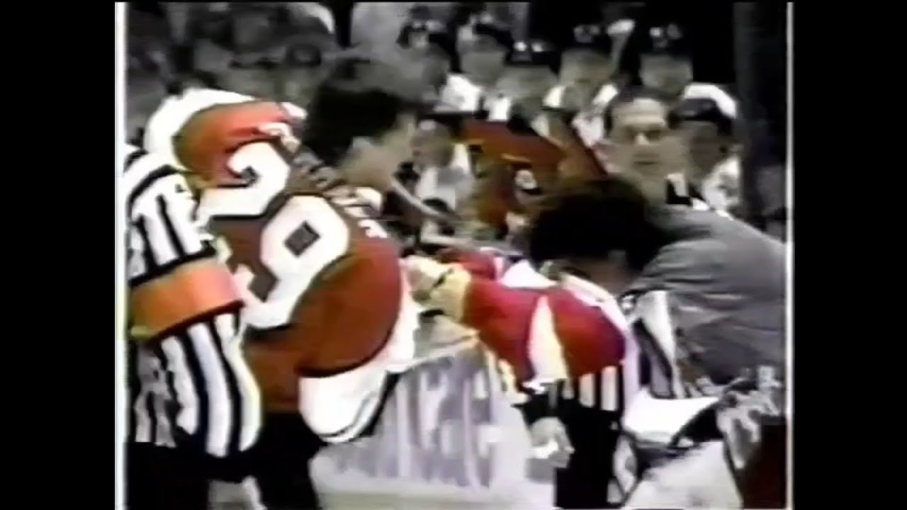 Red Wings - Flyers rough stuff 3/22/92