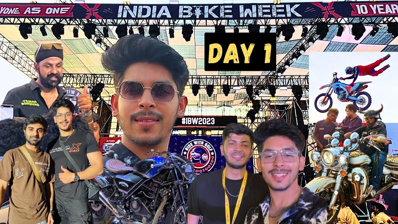 IBW Day 1 Vlog India Bike Week 2023 Met  @jsfilmsindia @jattprabhjot  See Upcoming Bikes Glimpse