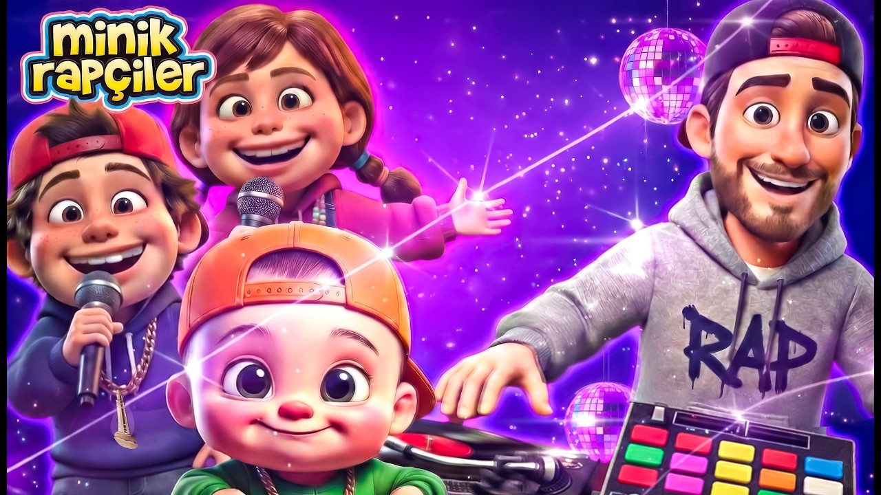 Rapçi Baba🕺(bakkal amca) Minik Rapçiler versiyon ✨ En Eğlenceli Çocuk Şarkıları