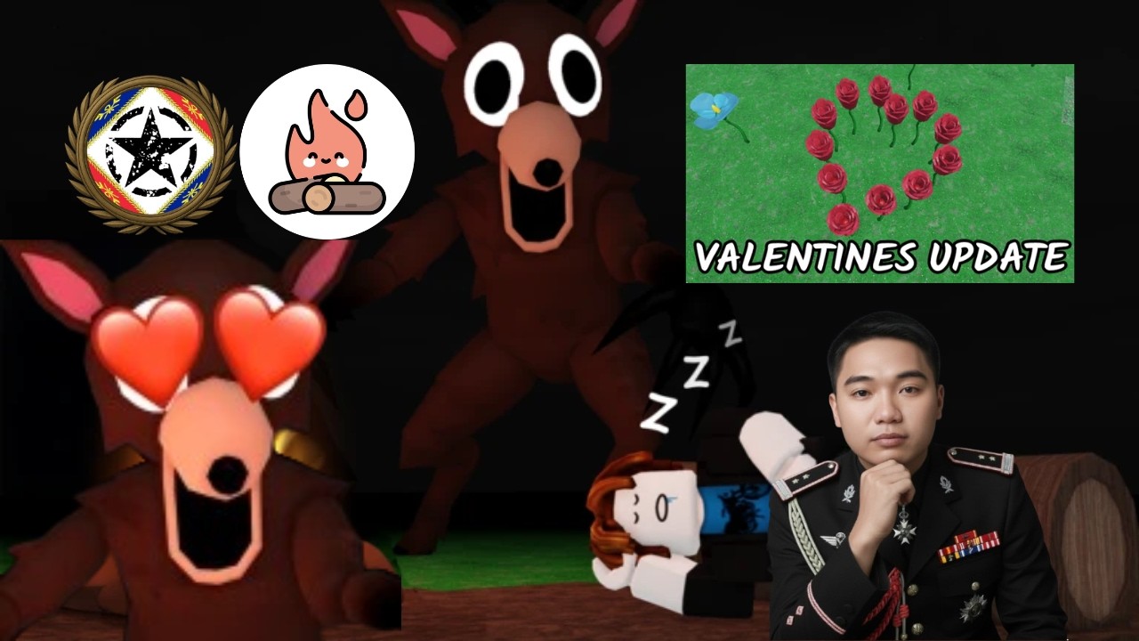 Valentin with friends ► Roblox : 99 Nights in the Forest