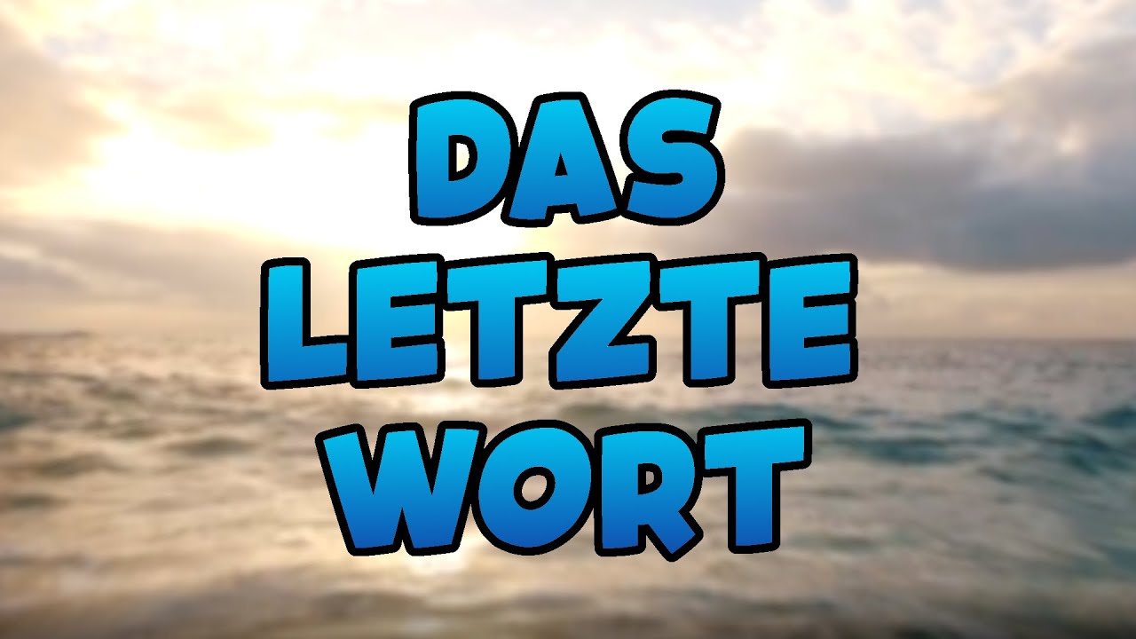 Das letzte Wort - Lyric Video [HD + GERMAN] | Marcraft99