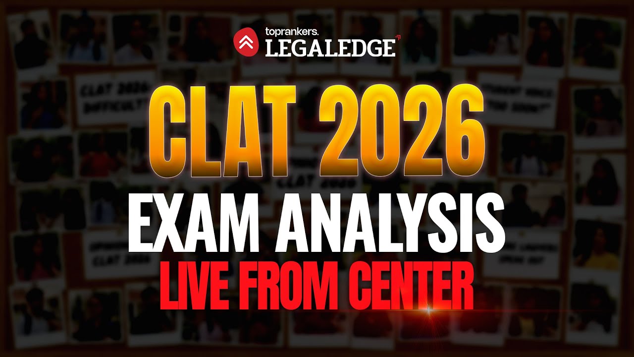 CLAT 2026 | LIVE From Exam Centers | Difficulty Level, Cutoff & Student Reaction!