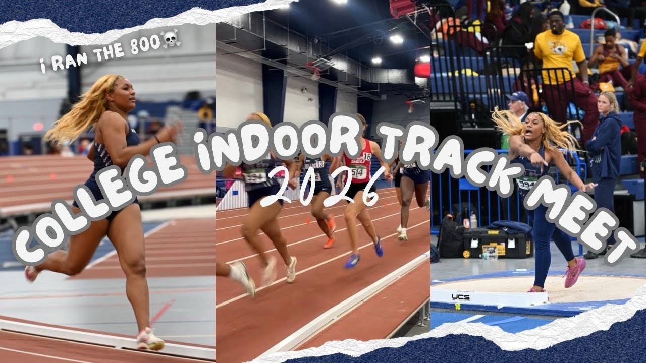 First Track Indoor Meet of 2026 | I did the pentathlon!!