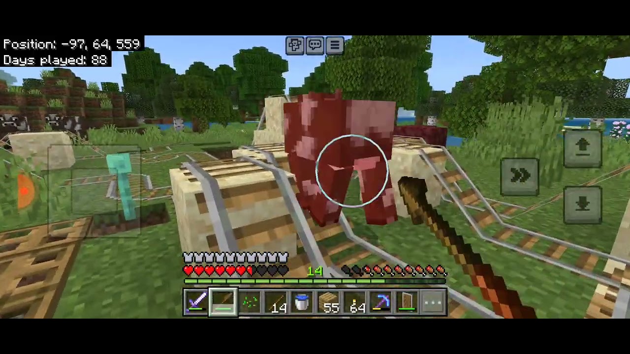 Today I played Minecraft and i done roller coaster with little farm#RTG #tamil 