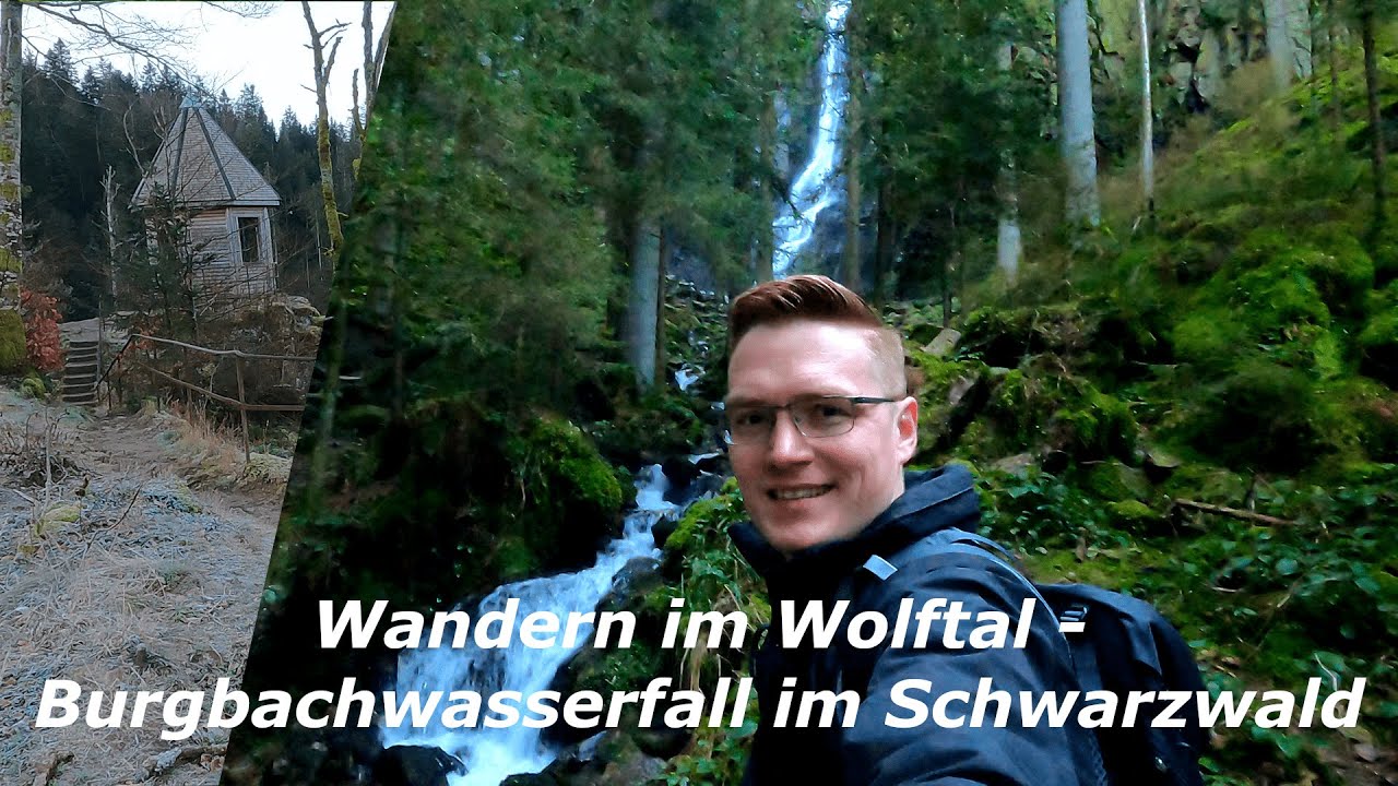 Wandern im Wolftal - Burgbachwasserfall im Schwarzwald 🌳