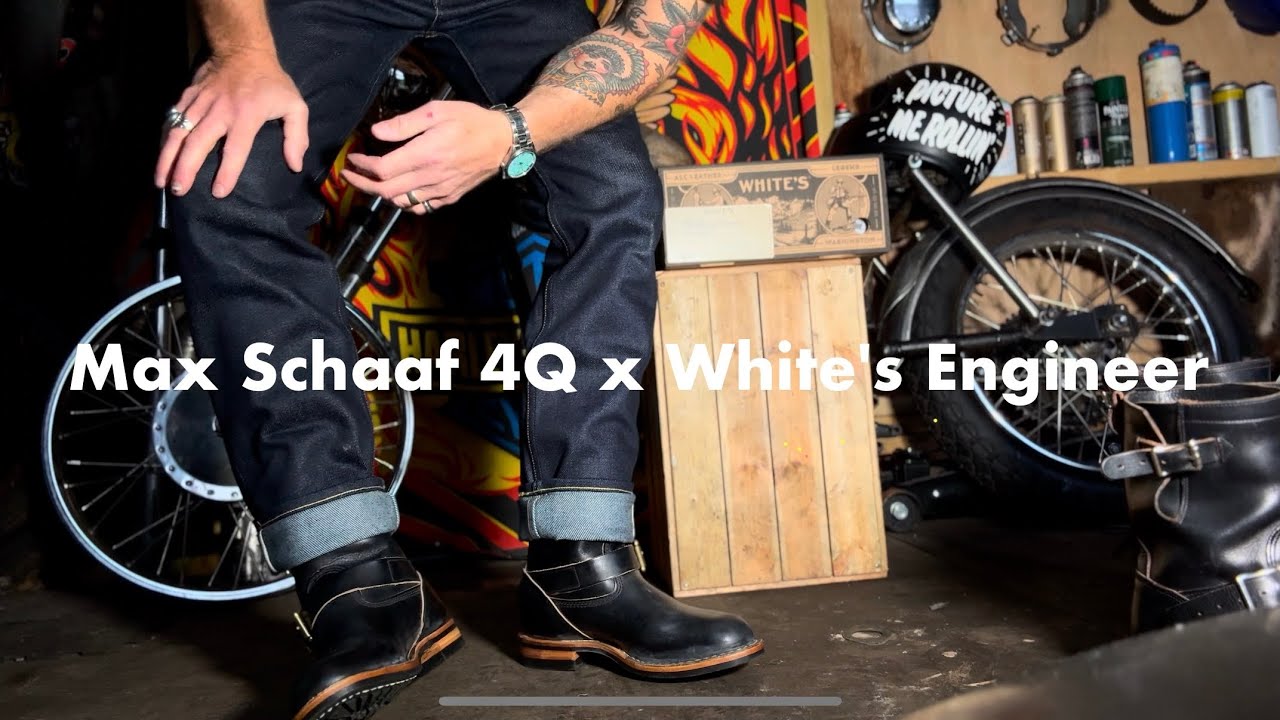 Max Schaaf 4Q x White's Engineer Boots unbox and review, sizing and comparison to Wesco and Viberg.