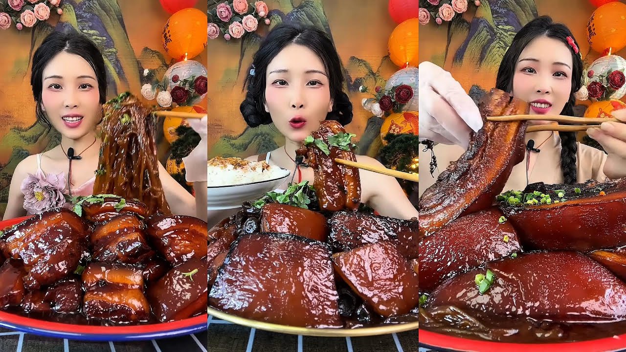 【ASMR】【MUKBANG】DELICIOUS DINING PROGRAM | HOMEMADE CHINESE FOOD | 食べる | 吃播 