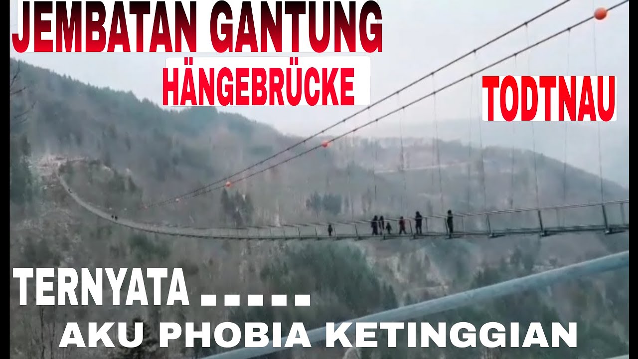 TERNYATA AKU PHOBIA KETINGGIAN #HÄNGEBRÜCKE TODTNAU JERMAN