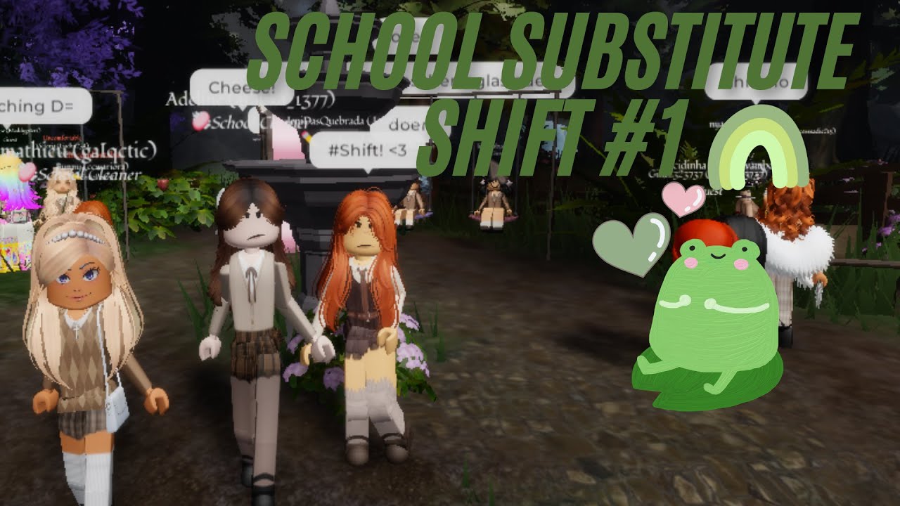 My first Shift video in LAC - School Substitute. | Roblox  - Violette Boarding School |