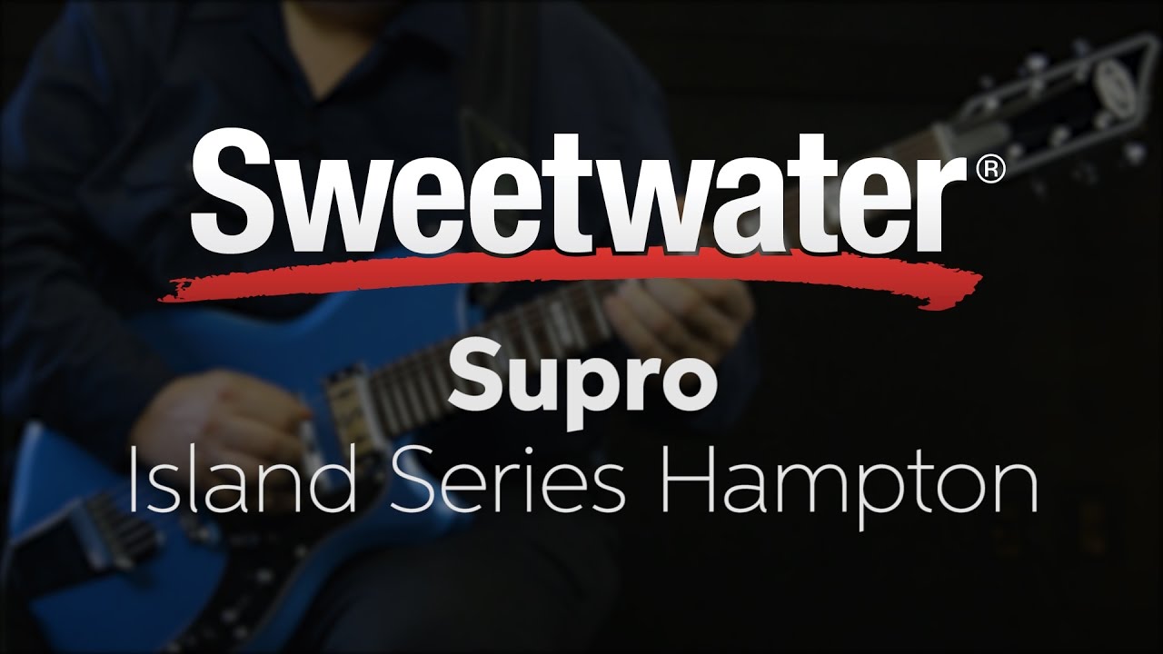 Supro Island Series Hampton Electric Guitar Demo