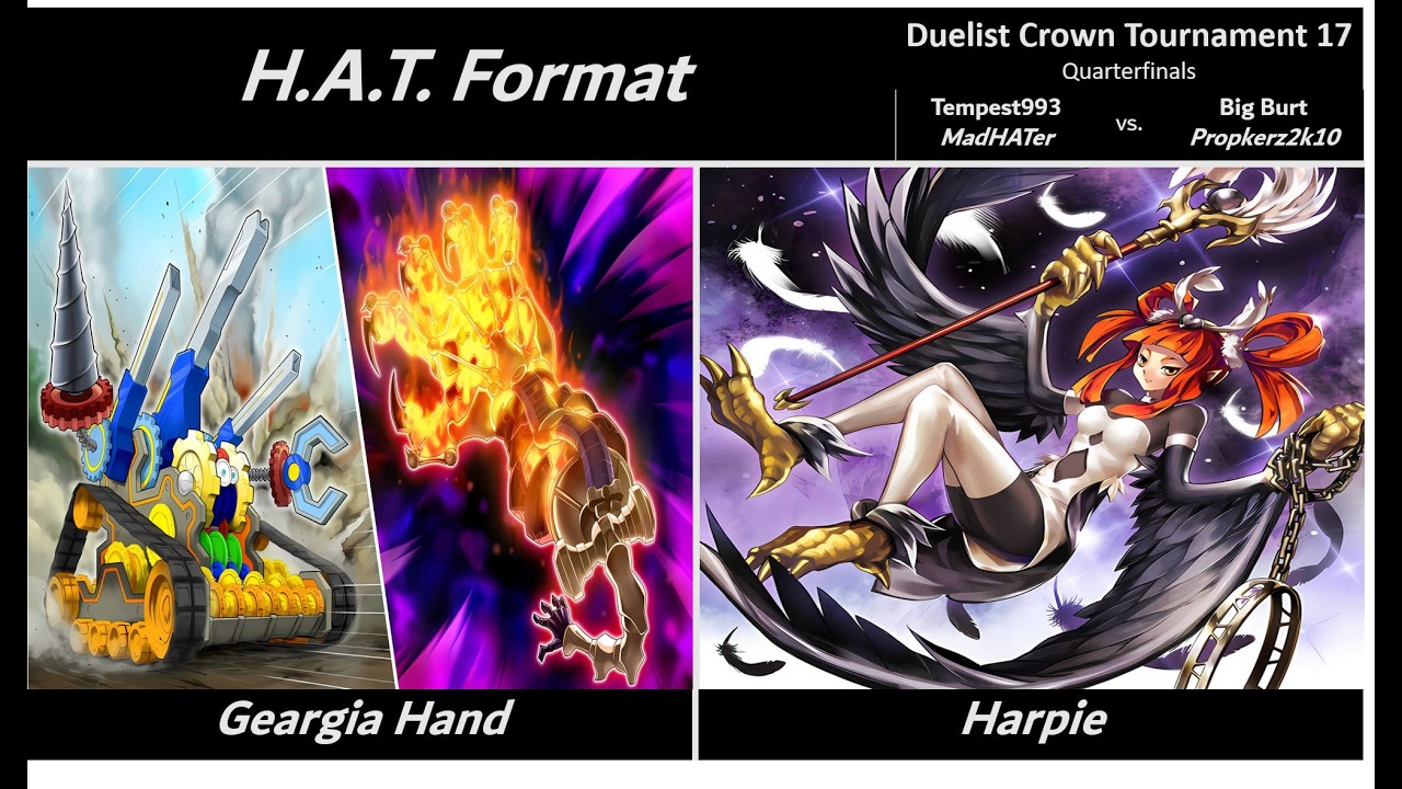 Geargia Hand vs. Harpie | Yu-Gi-Oh! HAT Format