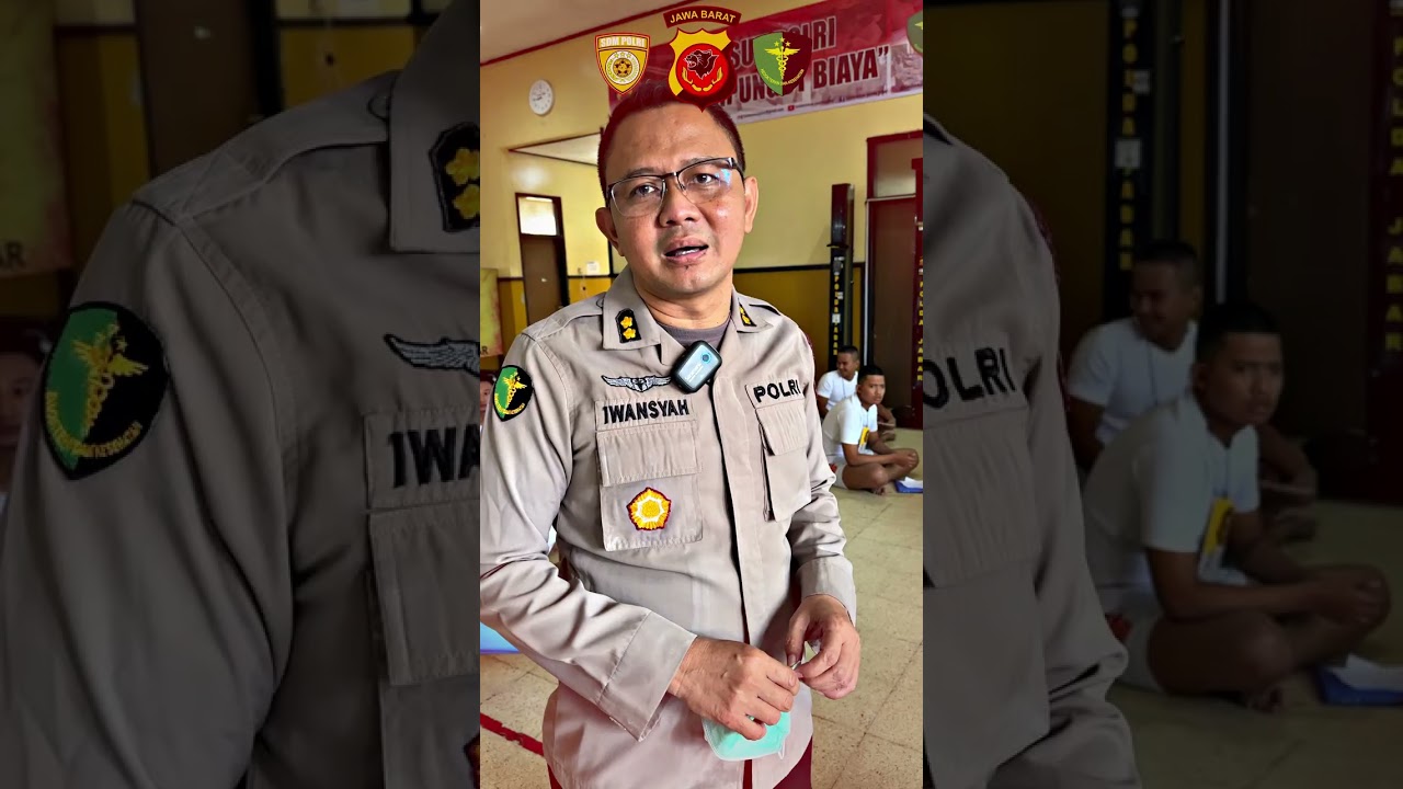 Arahan Biddokkes Polda Jabar, untuk menghadapi Rikkes Penerimaan Anggota Polri