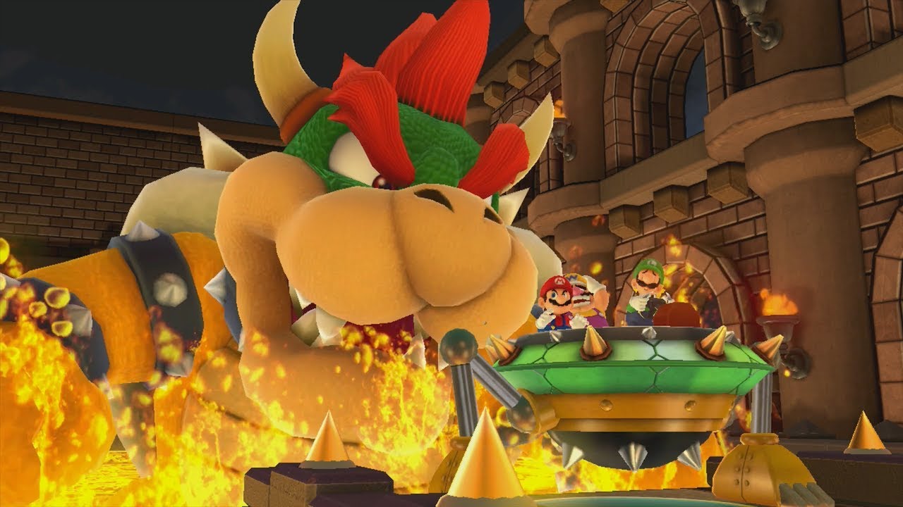 Mario Party 10 Bowser Party - Chaos Castle - Mario vs Luigi vs Peach vs Wario