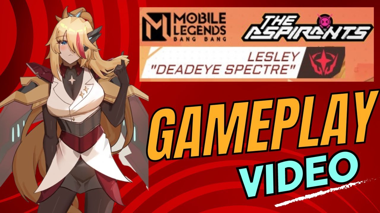 Lesley Deadeye Spectre The Aspirant Skin MLBB Gameplay Video