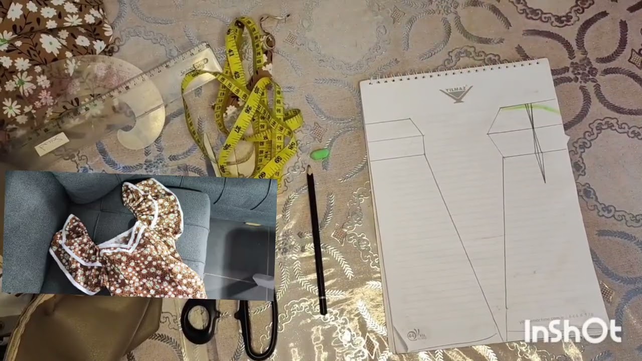 خياطة 🧵 قندورة بالبيي بكل بساطة ✨ للمبتدئات 👑