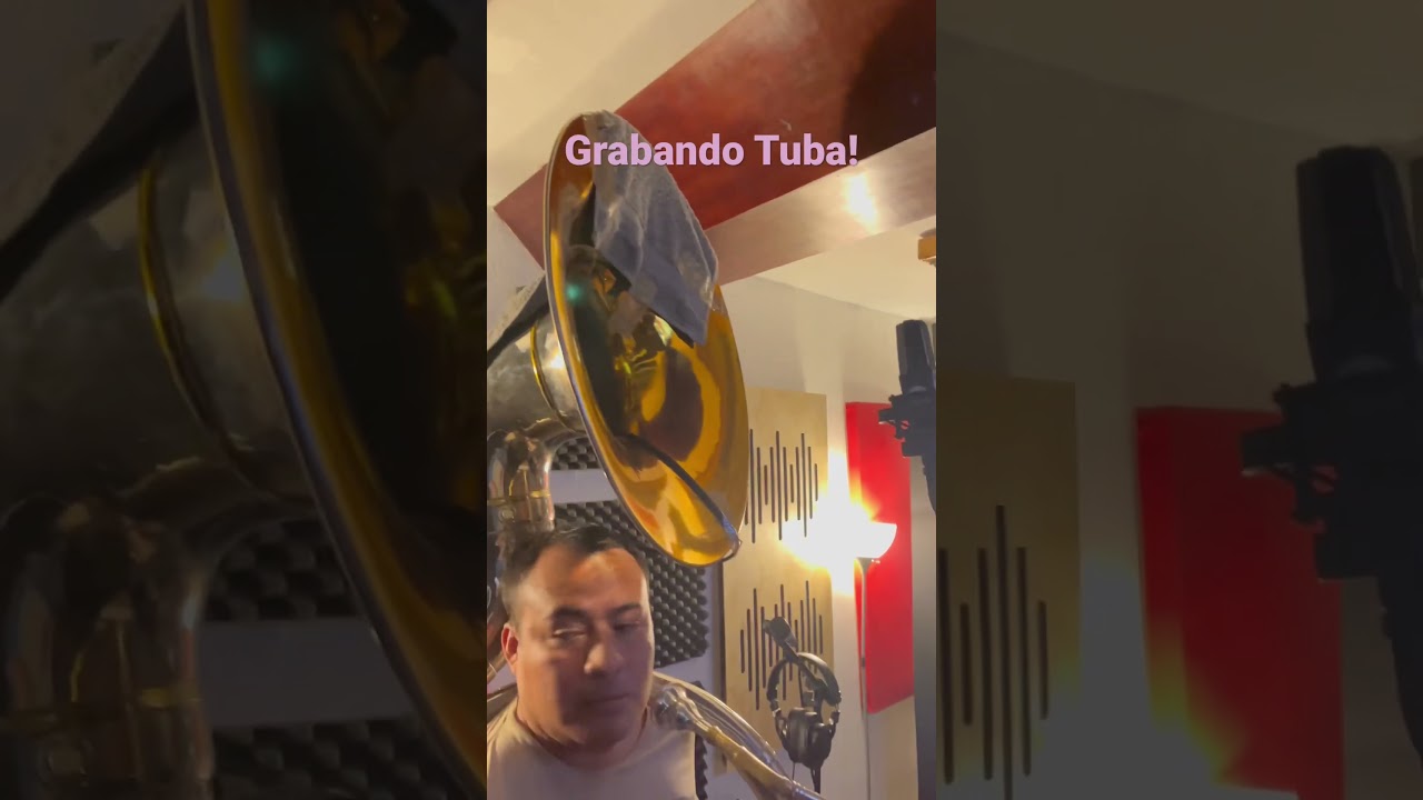 C&oacute;mo microfonear la Tuba&hellip; Grabando Tuba&hellip; #hack #music #musical #tuba