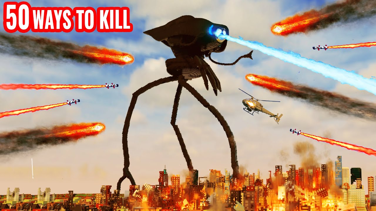 50 Ways To Kill MARTIAN TRIPOD 😱 Teardown