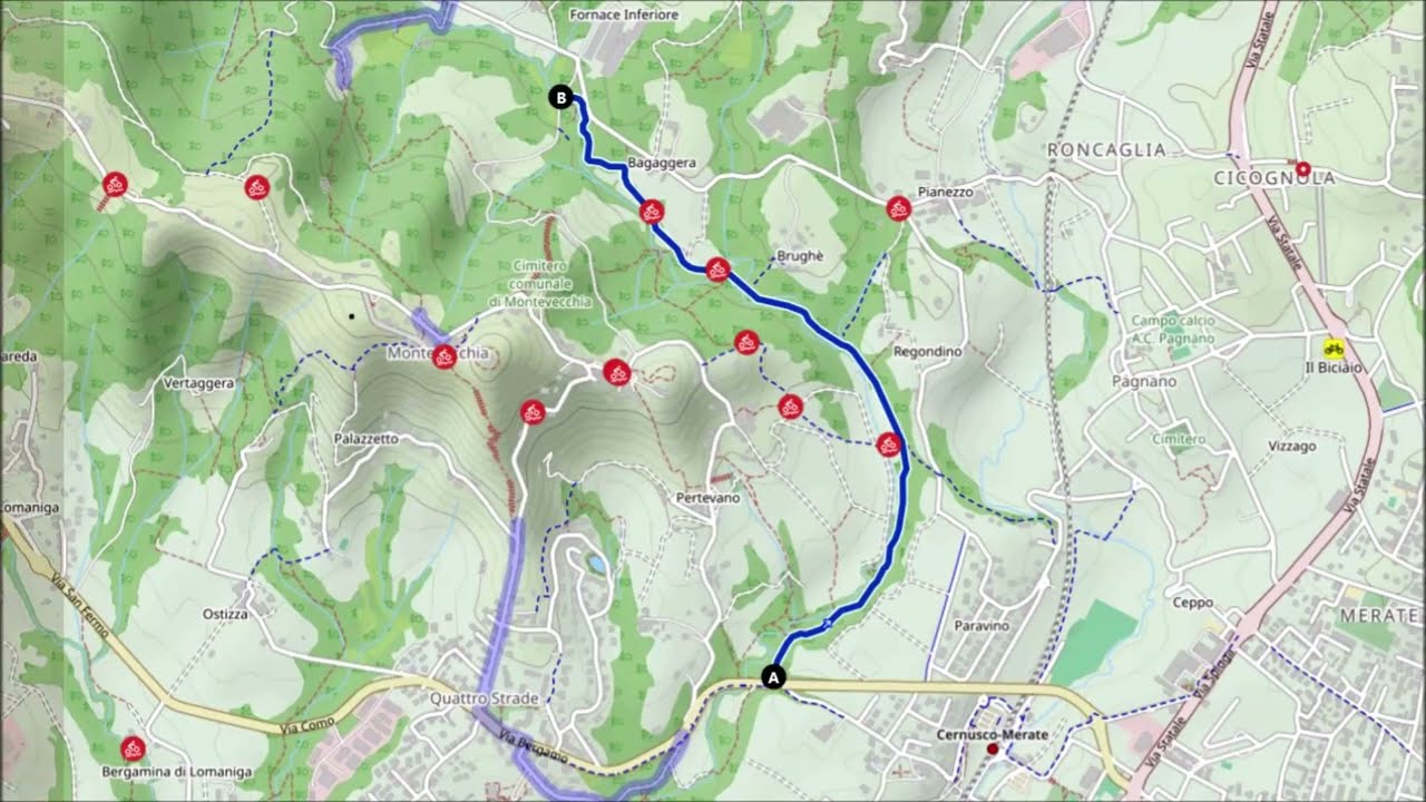 202203  -  MTB   Montevecchia Curone andata trail completo