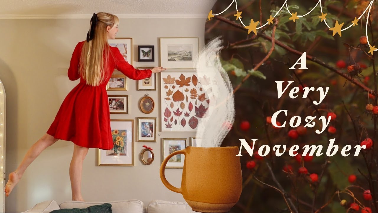 Уютный ноябрьский видеоблог 🍂✨ Домашний декор своими руками, уютная кухня и прогулки по городу (с...