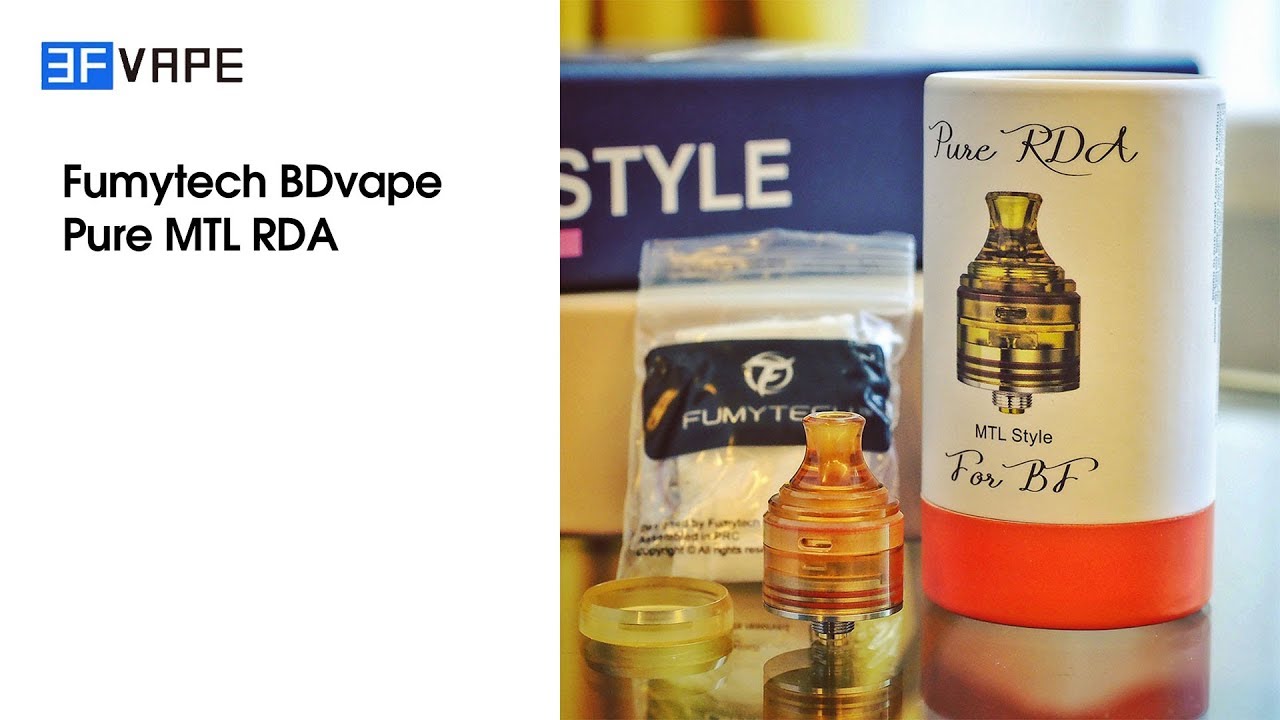 Fumytech BDvape Pure MTL RDA