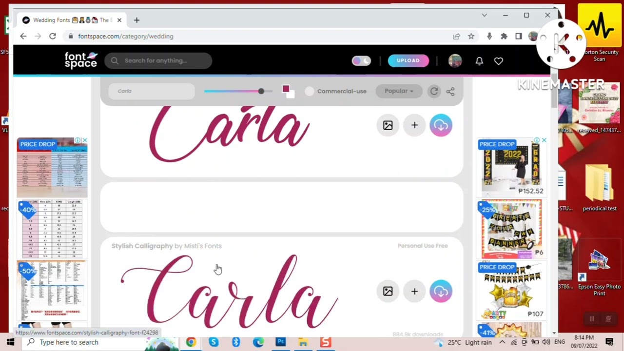 How to use FONT SPACE for free font styles