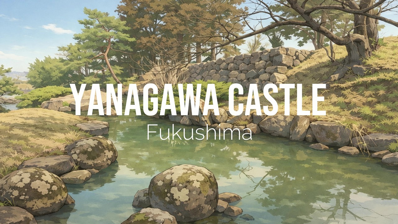 【4K】Yanagawa Castle (Fukushima) / 梁川城 (福島)
