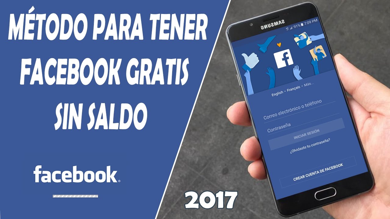 M&Eacute;TODO F&Aacute;CIL PARA TENER FACEBOOK GRATIS SIN SALDO 2017