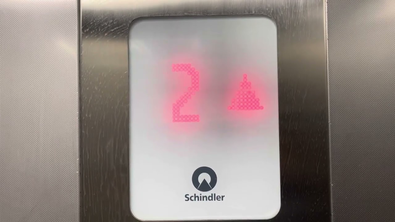 Schindler 5500 Traction Scenic Elevators @ Istanbul Airport Gate D, Istanbul, Turkey