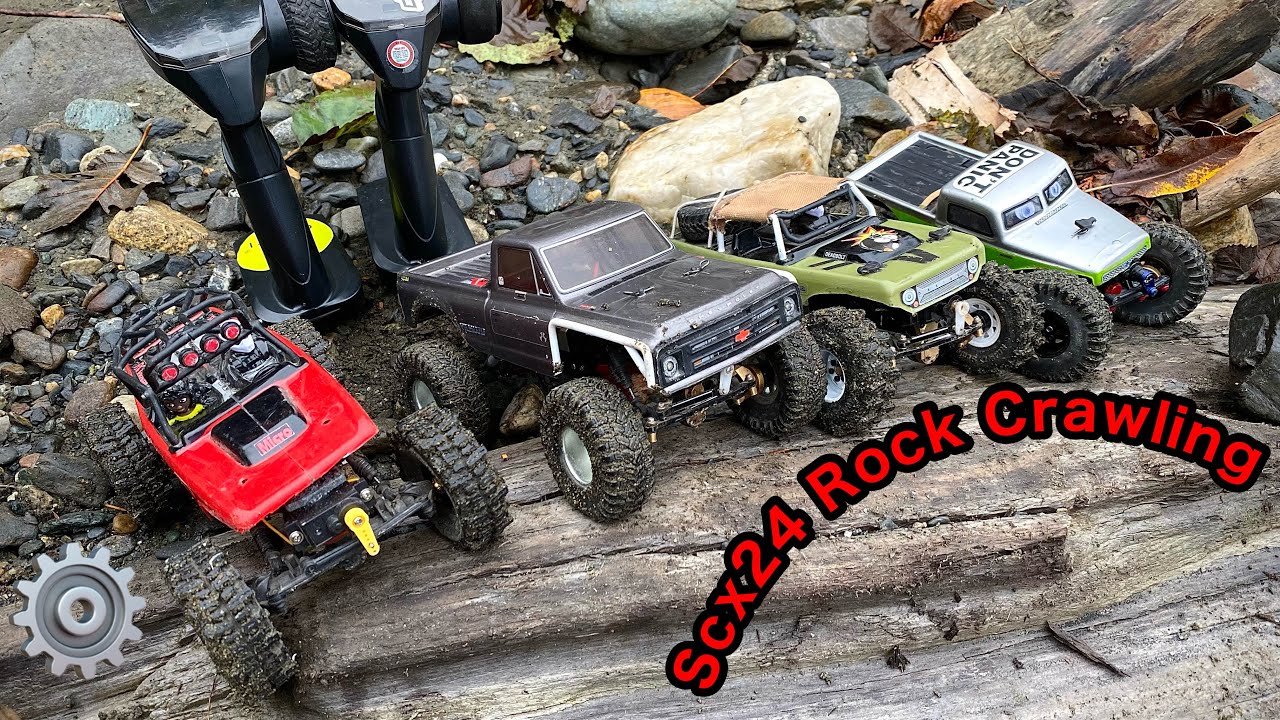Scx24 rock crawling competition (1/24 scale rc rigs) presented by OKOM