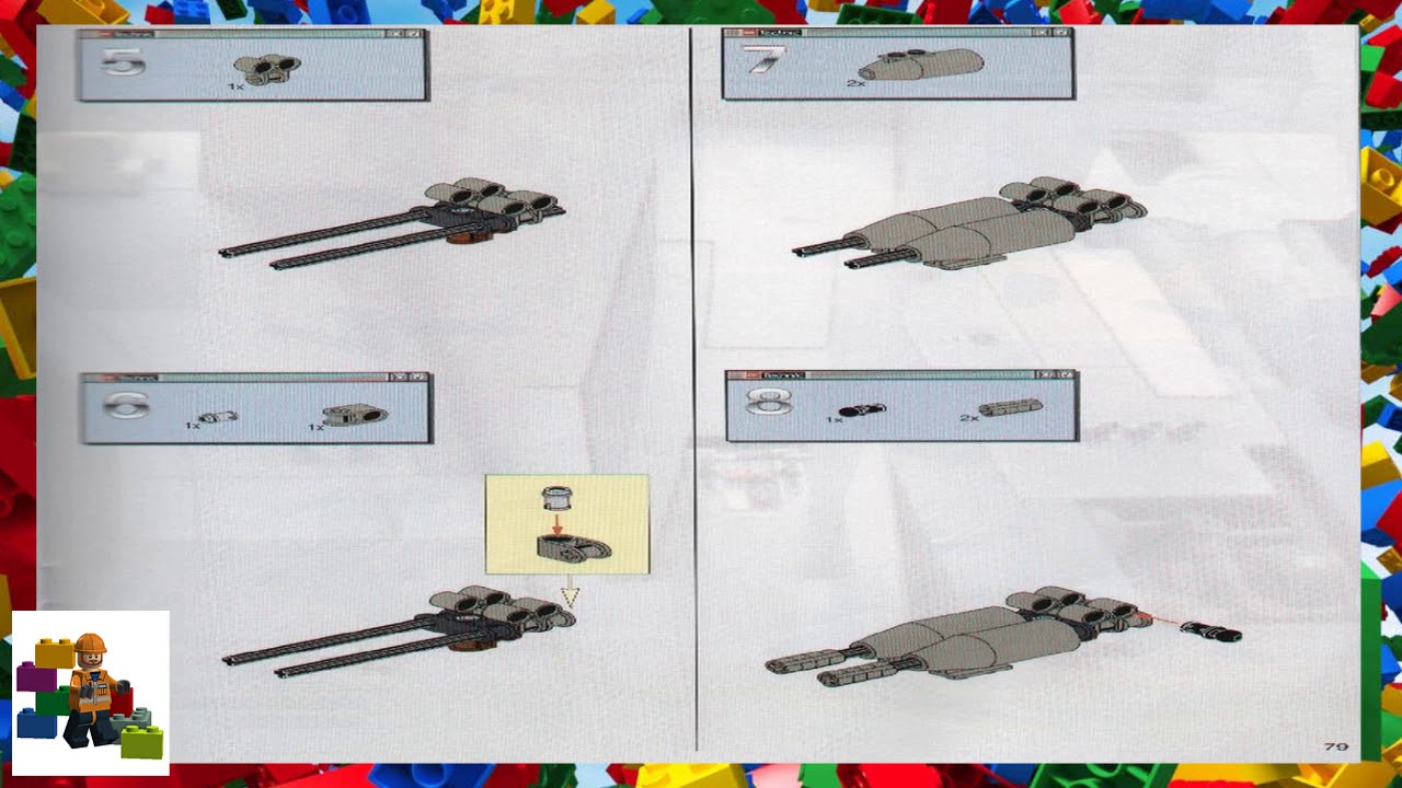 LEGO instructions - Star Wars - 8002 - Destroyer Droid